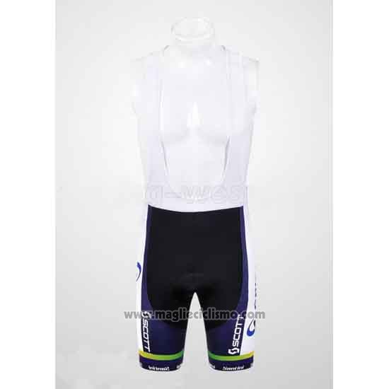 2012 Abbigliamento Ciclismo GreenEDGE Campione Oceania Manica Corta e Salopette